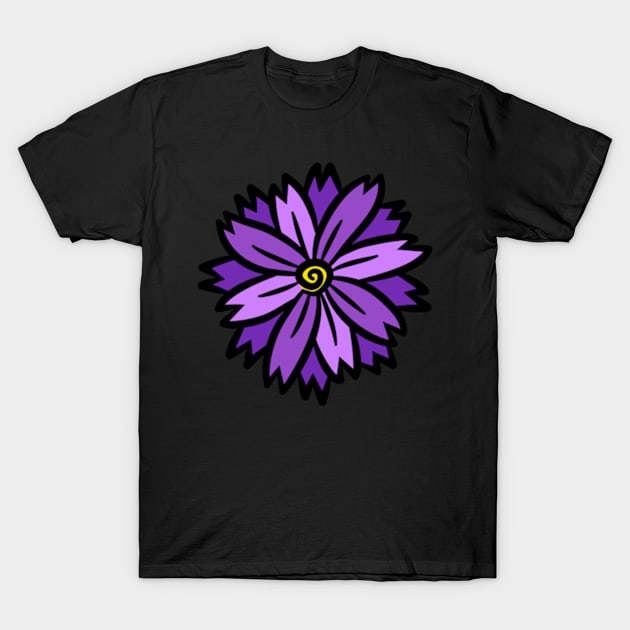 Decorative Flowers T-Shirt by Hashop